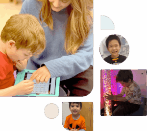 Collage of Autism Therapy at Giant Steps
