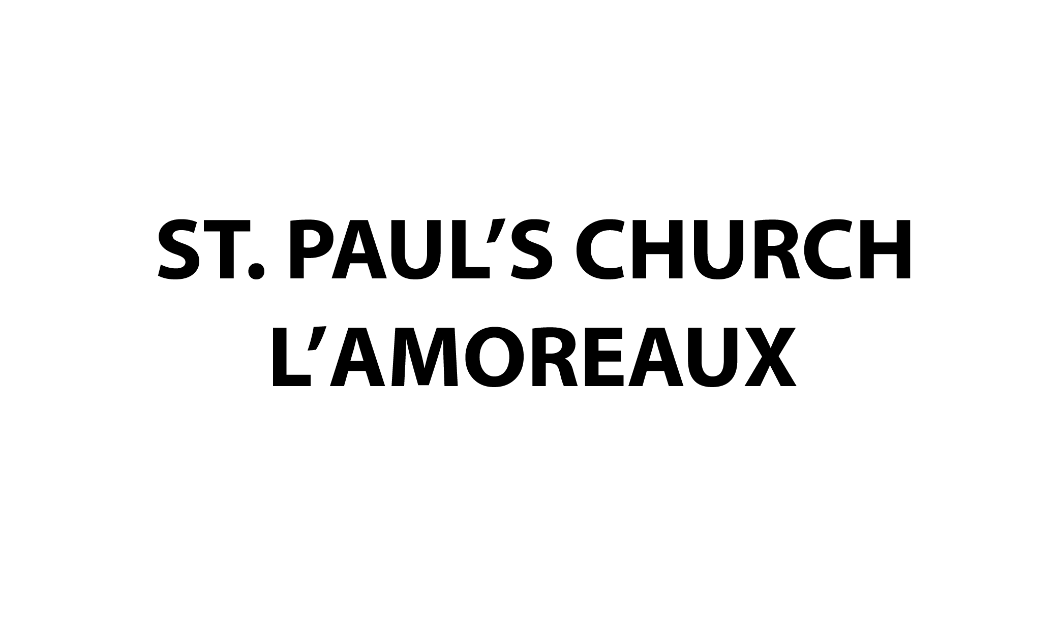 St Pauls Church Lamoreaux