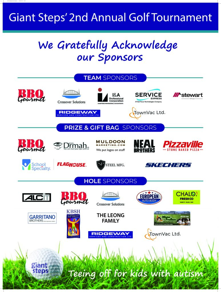 Giant Steps’ 2nd Annual Golf Tournament
